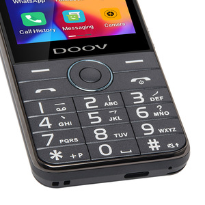 2100mAh batteria DOOV R17 tastiera del telefono schermo da 2.8 pollici 4 + 64GB ROM supporto Whatsapp e WIFi 4G cellulare - Product Image 5