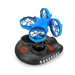 JXB 2022 3-in-1 Mini RC Hovercraft ad alta velocità Quadcopter <span class=keywords><strong>Drone</strong></span> & Flying Boat giocattoli nuovo prodotto per i bambini - Product Image 3