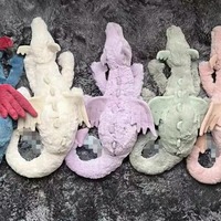 Peluche Dragon Géante Douce et Moelleuse avec Rembourrage en Peluche Ultra Douce et Coton PP pour Soulager le Stress et Cadeau pour Enfants