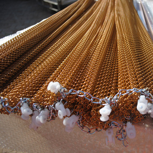 Kiến trúc dây lưới CuộN lưới màn rèm kim loại đầy màu sắc trang trí Chuỗi liên kết lưới rèm - Product Image 3