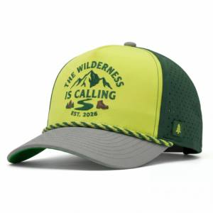 Casquette de baseball classique 5 panneaux imperméable personnalisée pour le golf, casquette de performance avec corde, casquette trucker à calotte haute avec logo brodé - Product Image 1