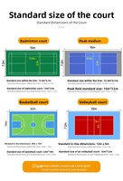 Revêtement de sol PVC pour Pickleball, 3 mm d'épaisseur, écologique, couleur personnalisée, tapis de terrain de sport portable intérieur/extérieur, surface antidérapante, antichoc