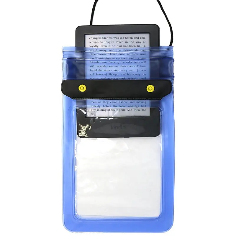 Yüksek kaliteli su geçirmez cep telefonu taşıma çantası Pvc su geçirmez telefon çanta kılıfı su geçirmez çanta Mini Ipad için