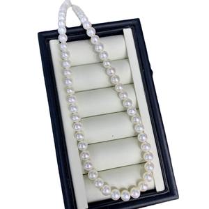 Collar de Perlas Blancas Australianas de Alta Calidad, 7-8 mm, Sin Núcleo, Tamaño Clásico, con Brillo Blanco, Círculo Perfecto, Menor - Product Image 5