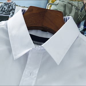 <span class=keywords><strong>เสื้อ</strong></span>เชิ้ตลำลองแขนยาวสำหรับผู้ชายปกพับลงเข้ารูปแฟชั่นงานตามสั่งจากผู้ผลิต<span class=keywords><strong>จีน</strong></span> - Product Image 6