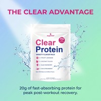 Aeglewell OEM ODM Clear Whey Isolaat Clear Proteïnepoeder Stick Pack, Suikerarm Clear Proteïne voor Fitness Gym, OEM Private Label