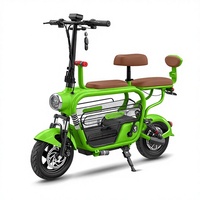 Vélo électrique familial pour trajets quotidiens, autonomie 60 km, assistance au pédalage, batterie amovible, vélo électrique urbain pour les déplacements quotidiens