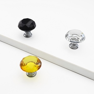 Tiradores de Cristal con Forma de Diamante de 30 mm, Coloridos, para Cajones de Cocina, Dormitorio y Muebles, con Tornillos - Product Image 3