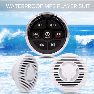 Enceintes marines HASDA pour jet ski, moto, petit bateau - 6,5 pouces, acier inoxydable + ABS, étanches IP66, piston blanc, certifiées CE/FCC/ROHS - Product Image 6