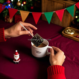 144g con temática navideña Jumbo Sumergido Marshmallow Pops con Rainbow Sprinkles Premium Snacks Chocolate - Product Image 2