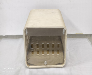 ลังไม้แบบพรีเมี่ยมสำหรับสุนัขประตูโลหะสีขาวรังธรรมชาติที่มีการไหลเวียนของอากาศดีดีไซน์ไร้รอยต่อเพิ่มเป็นสองเท่าของลังสุนัข - Product Image 1