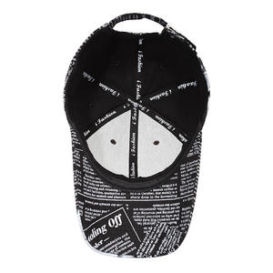 Stampa <span class=keywords><strong>di</strong></span> giornale su misura <span class=keywords><strong>di</strong></span> moda <span class=keywords><strong>di</strong></span> cotone pallina da Golf cappellino da Baseball sportivo Unisex stile Hip Hop cappello da papà per le donne degli uomini - Product Image 4