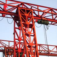 Merek Dafang bunga berdiri tunggal Girder listrik Hoist Truss tipe 3ton Gantry Crane 10m rentang dengan harga terbaik