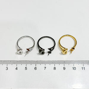 ขาตั้งแหวนเงินแท้ S925 สำหรับทำเครื่องประดับแฟชั่น DIY รองรับลูกปัดทรงกลมขนาด 10-13 มม. รุ่น 10492 อุปกรณ์เสริมสำหรับแหวนประดับมุก ขาตั้งเปล่าสำหรับแหวนประดับมุก - Product Image 4