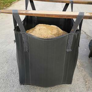 Customized Black Fibc <b>Bags</b> 1 <b>Ton</b> pp Woven Bulk <b>Bag</b> Unloading Big <b>Bag</b> System <b>for</b> <b>Sale</b> - Product Image 2