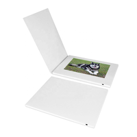 Libro de Video de Tapa Dura en Blanco Estilo Álbum de Invitación de Papel con Pantalla LCD TFT de 4.3, 5 y 7 Pulgadas para Venta al por Mayor