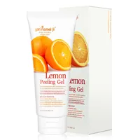 Cilt bakımı organik limon VC soyma jeli aydınlatıcı yüz temizleyici Peeling beyazlatma jeli fırçalayın yüz ve vücut