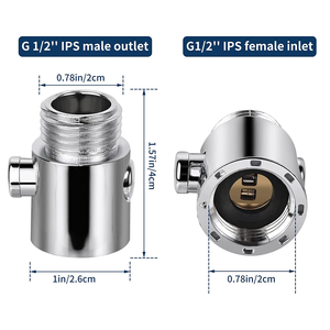 Accessoire de <span class=keywords><strong>robinet</strong></span> de douche à <span class=keywords><strong>arrêt</strong></span> <span class=keywords><strong>d</strong></span>'eau à une clé de conception moderne régulateur de <span class=keywords><strong>d</strong></span>ébit de contrôle de température pour l'économie <span class=keywords><strong>d</strong></span>'eau de lavabo <span class=keywords><strong>d</strong></span>'hôtel - Product Image 4