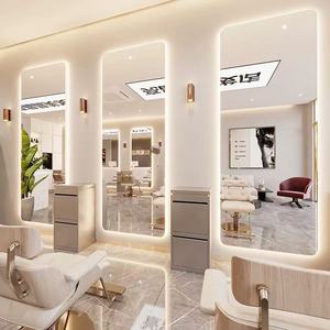 Syf S Hair Salon <b>Mirror</b> Stylish and Trendy with LED Single-sided Illumination <b>Wall</b>-mounted and Smart - Product Image 5