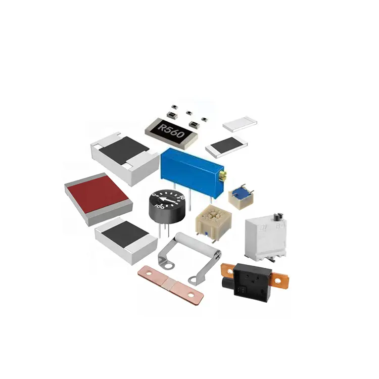 Componente electrónico de Chip Ic, lista de materiales para componentes electrónicos, Ic, condensadores, resistencias, conectores, transistores, led, cristal, di