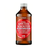 Cápsulas para Aumentar el Apetito y el Peso, Potenciador del Apetito, Multivitaminas, Ácido Fólico, Suplemento Natural para Adultos con Bajo Peso, 240 ml