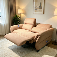 Sofá Reclinable Extensible de Gran Tamaño, Muebles para Sala de Estar, Sofá Seccional Europeo Moderno, Juego de Sofás Reclinables Eléctricos