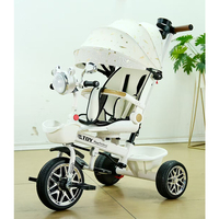 Tricycle pour enfants multifonctionnel à 3 roues pliable avec musique et lumière pour enfants tricycles pour bébé Vente en gros en usine en Chine