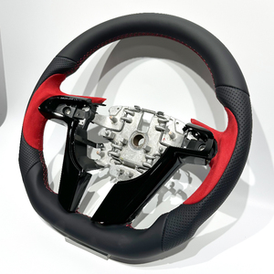 Volante Sportivo in Pelle Nera e Rossa per Pontiac G8 Holden VE HSV SSV Commodore, Vendita Diretta dalla Fabbrica - Product Image 4