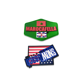 Custom 3D Embossed <b>Patch</b> Personalization Silicone Rubber Pvc <b>Patches</b> - Product Image 4