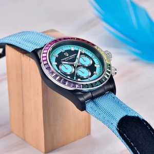 Reloj Mecánico para Hombre PAGANI DESIGN PD1732 de 40 mm con Bisel Arcoíris de Moda, Reloj Automático de Zafiro Resistente al Agua de 100 m para Parejas - Product Image 3