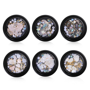 2025 Mới Thời Trang Biển Loạt Móng Tay Nghệ Thuật Stud 3D Hợp Kim Hot Bán Vàng Nàng Tiên Cá Sao Biển Shell & Sao Pháp Làm Móng Tay Trang Trí - Product Image 4