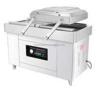 Machine d'emballage sous vide électrique automatique à double chambre Koen DZ-500/2SB pour sachets alimentaires à fond plat