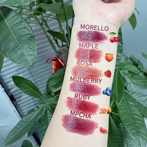 Brillo Labial de Alta Pigmentación, Maquillaje Hidratante, Brillo Labial con Logotipo Personalizado, Brillo Labial Vegano Brillante - Product Image 2