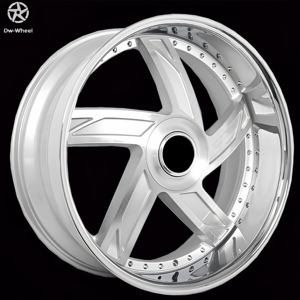 Jantes en aluminium forgé DW 24 26 pouces 5x120 5x127 à déport profond et lèvre polie effet <span class=keywords><strong>miroir</strong></span> pour Mercedes-Benz Classe S W223 - Product Image 4