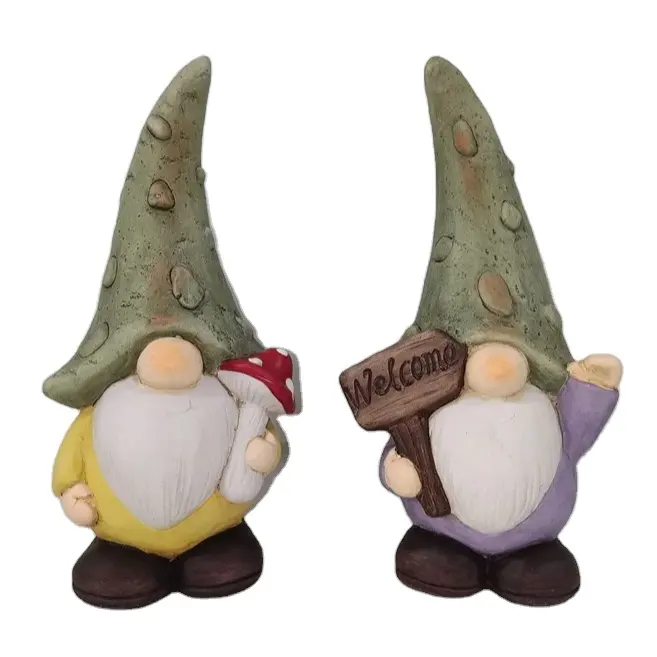 Bán buôn trang trí nội thất sáng tạo Gnome figurine gốm Gnome tượng cho nhà sân vườn kỳ nghỉ trang trí