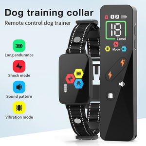 Nuevo <span class=keywords><strong>Collar</strong></span> de Adiestramiento Eléctrico Inteligente con Control Remoto, <span class=keywords><strong>Collar</strong></span> de Adiestramiento Ajustable e Impermeable para Múltiples Perros - Product Image 2