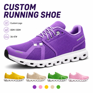Baskets décontractées unisexes avec logo personnalisé, chaussures de marche légères, chaussures de sport, vente en gros directe d'usine - Product Image 2