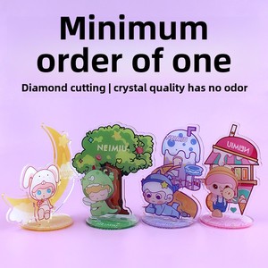 Custom Two-Dimensional Q Version Celebrity Pendant Cute Cartoon <b>Anime</b> Acrylic Plastic Double-Sided Transparent Card Holder Gift - Product Image 2