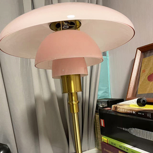 Lámpara de Mesa Nórdica de Vidrio, Lámpara de Noche LED Decorativa con Protección Ocular y Atenuación para Sala de Estar, Estudio y Dormitorio - Product Image 2