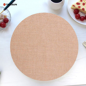 Décoration de <span class=keywords><strong>table</strong></span>, vaisselle de <span class=keywords><strong>mariage</strong></span>, sets de <span class=keywords><strong>table</strong></span> ronds en <span class=keywords><strong>jute</strong></span> tissé personnalisables, faits à la main, écologiques, pour <span class=keywords><strong>table</strong></span> à manger - Product Image 5
