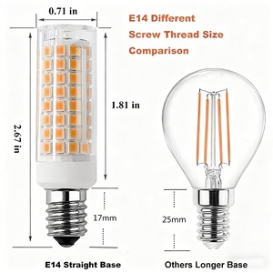 Bombilla LED de Maíz <span class=keywords><strong>E14</strong></span> Súper Brillante de <span class=keywords><strong>3W</strong></span> para Lámparas de Araña de Interior, Ahorro de Energía, Venta al por Mayor - Product Image 4