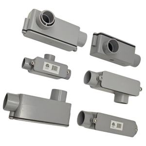 Accesorios DE ACCESO eléctrico de PVC gris de 2 pulgadas, conducto de junta de cubierta listado ETL tipo LB para <span class=keywords><strong>cuerpo</strong></span> de conducto EMT <span class=keywords><strong>IMC</strong></span> - Product Image 5