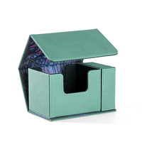 Boîte de rangement pour cartes de jeu en cuir PU, impression personnalisée, pour plus de 100 cartes, pour cartes de jeu de société, cartes à collectionner Dragon, YuGiOh, Shield Cover Deck Box