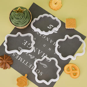 Juego <span class=keywords><strong>de</strong></span> Cortadores <span class=keywords><strong>de</strong></span> <span class=keywords><strong>Galletas</strong></span> DIY - Moldes <span class=keywords><strong>de</strong></span> Plástico para Decorar <span class=keywords><strong>Galletas</strong></span> y Fondant con Formas Irregulares - Product Image 4