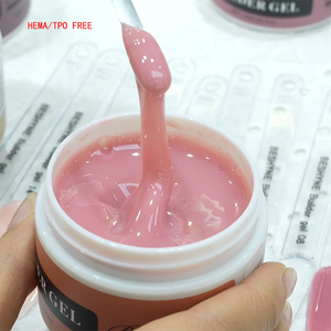 Beshyne 56ml Nude Pink UV Gel Builder Liquid Nail Supplies para extensiones SIN calor y HEMA gratis - Product Image 1