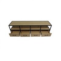 Buffet moderne rustique de haute qualité avec tiroirs, meuble de rangement pour salon
