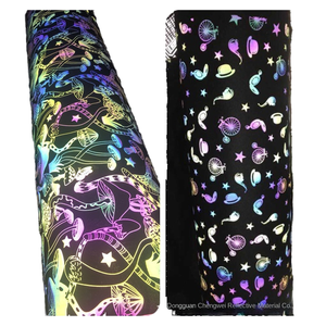 Stock suministro <span class=keywords><strong>3D</strong></span> colorido impreso tela reflectante Flor de hongo para color mágico para fines reflectantes y decorativos de la tienda - Product Image 5