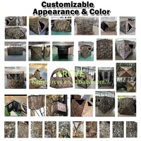 Cubiertas de Camuflaje para Caza Multiusos OEM, Portátiles, Transpirables, de Oxford con Revestimiento de Vinilo, para las Cuatro Estaciones, de Montaje Rápido y Automático