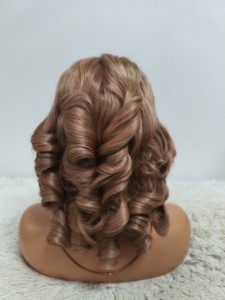 Letsfly Promotion Bouncy Loose <b>Wigs</b> 300% Density 77$ Colored Raw Hair <b>Wig</b> 4x4 Closure <b>Wigs</b> Highlight 18inch Wholesale Price 250g - Product Image 1