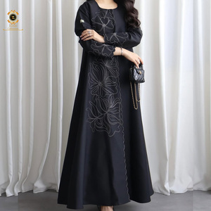 Abaya Zaynab per Donne Musulmane, Ultimo Design di Lusso Dubai, Vestito Ramadan Femmes, Abaya Femmes Rob Ramadan, Jalabiya - Product Image 3